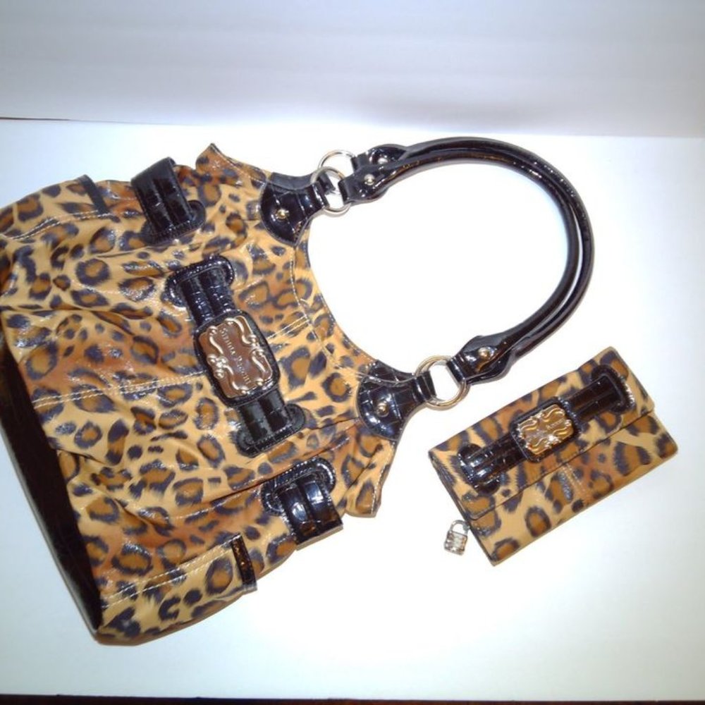Sienna Ricchi Leopard Purse/w Wallet